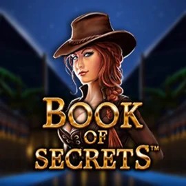 Book of Secrets slot logo by SYNOT Games at Locowin Casino