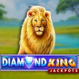Diamond King Jackpots by SpinPlay Games, showcased at locowinjuego.es – game logo