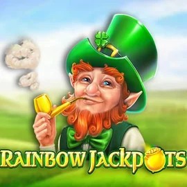 Rainbow Jackpots slot visual from Red Tiger Gaming available on locowinjuego.es